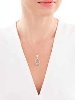 Zawieszka srebrna z cyrkoniami