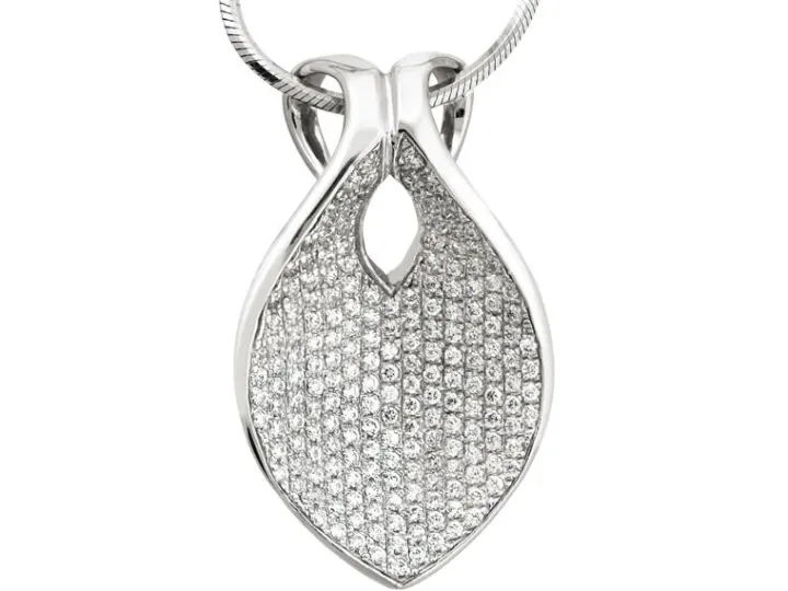 Zawieszka srebrna z cyrkoniami