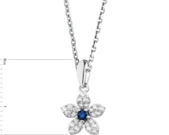 Zawieszka srebrna z cyrkoniami