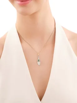 Zawieszka srebrna z cyrkonią