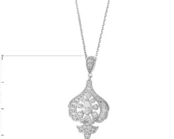 Zawieszka srebrna z cyrkoniami