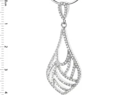 Zawieszka srebrna z cyrkoniami