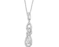 Zawieszka srebrna z cyrkoniami