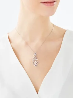 Zawieszka srebrna z cyrkoniami