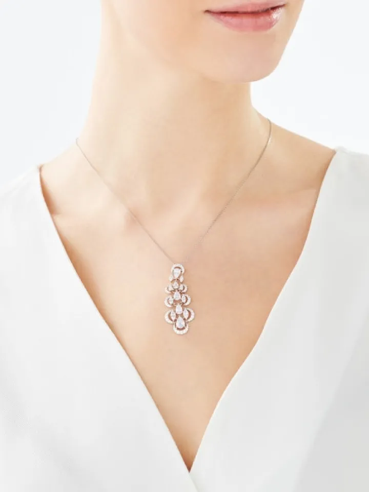 Zawieszka srebrna z cyrkoniami