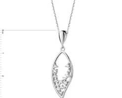 Zawieszka srebrna z cyrkoniami