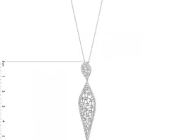 Zawieszka srebrna z cyrkoniami