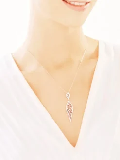 Zawieszka srebrna z cyrkoniami