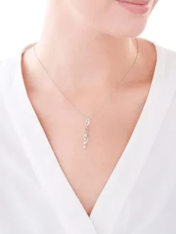 Zawieszka srebrna z cyrkoniami