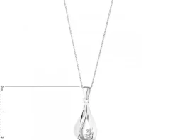 Zawieszka srebrna z cyrkoniami