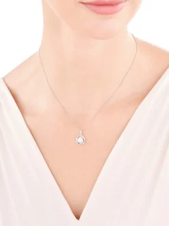 Zawieszka srebrna z cyrkoniami