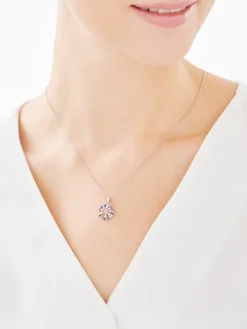 Zawieszka srebrna z cyrkoniami