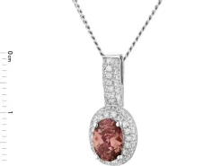 Zawieszka srebrna z cyrkoniami