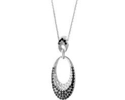 Zawieszka srebrna z cyrkoniami