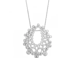 Zawieszka srebrna z cyrkoniami