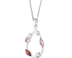 Zawieszka srebrna z cyrkoniami