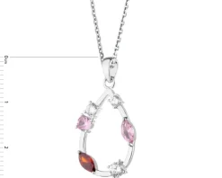 Zawieszka srebrna z cyrkoniami