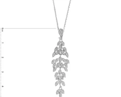 Zawieszka srebrna z cyrkoniami