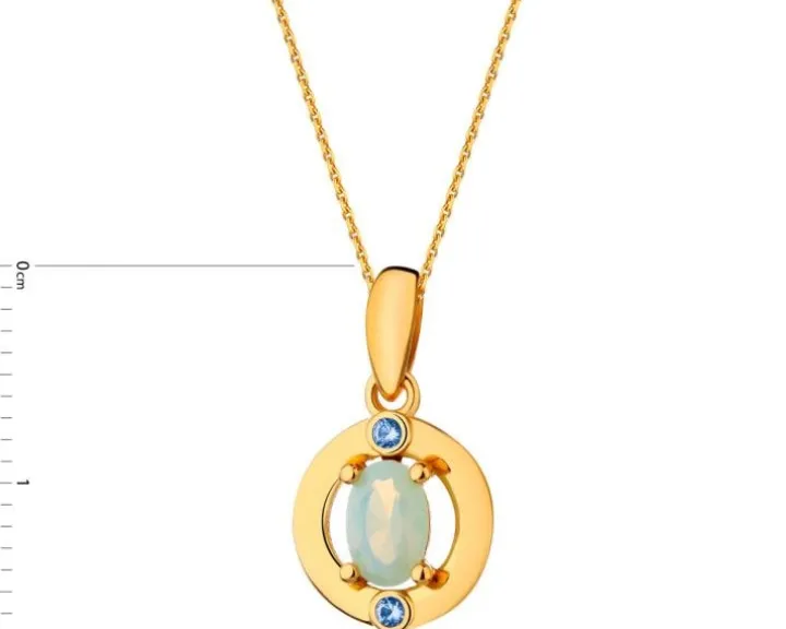 Zawieszka srebrna z cyrkoniami - koło