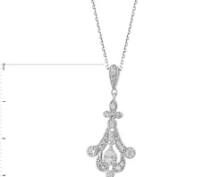 Zawieszka srebrna z cyrkoniami