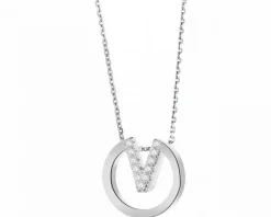 Zawieszka srebrna z cyrkoniami