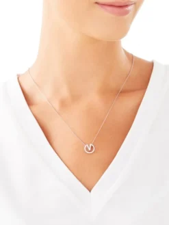 Zawieszka srebrna z cyrkoniami