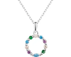 Zawieszka srebrna z cyrkoniami