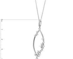 Zawieszka srebrna z cyrkoniami