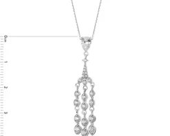 Zawieszka srebrna z cyrkoniami