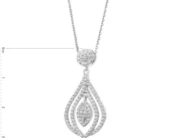 Zawieszka srebrna z cyrkoniami