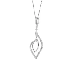 Zawieszka srebrna z cyrkoniami