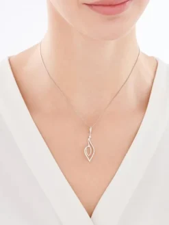 Zawieszka srebrna z cyrkoniami