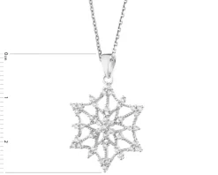 Zawieszka srebrna z cyrkoniami