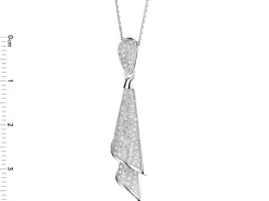 Zawieszka srebrna z cyrkoniami