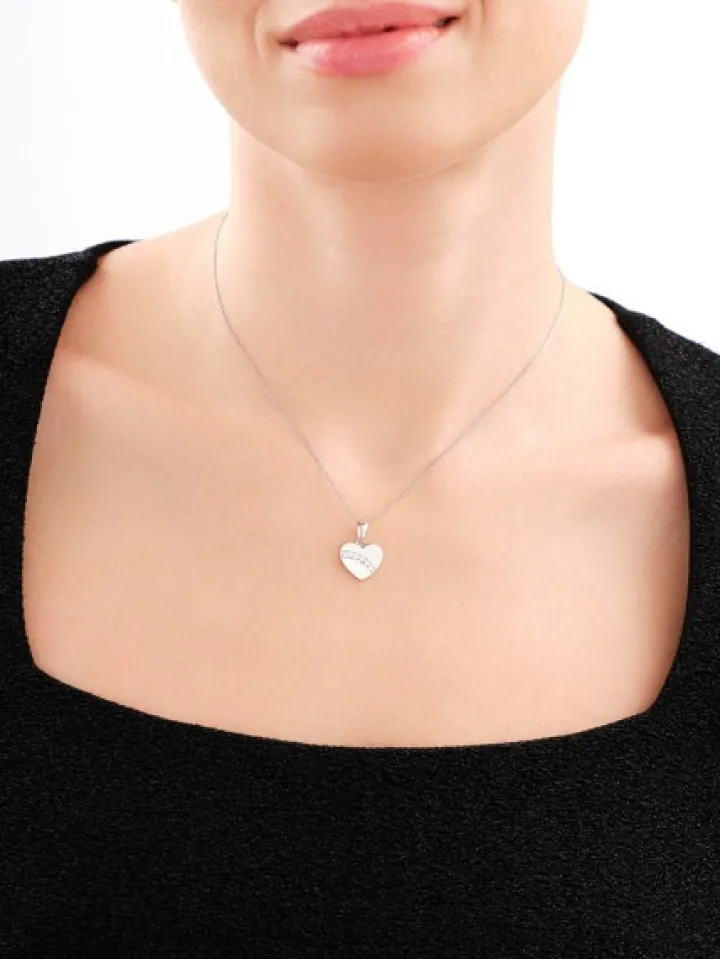 Zawieszka srebrna z cyrkoniami