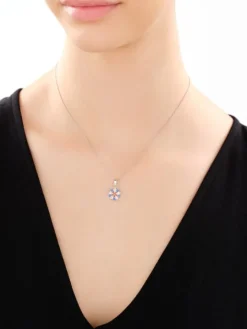 Zawieszka srebrna z cyrkoniami