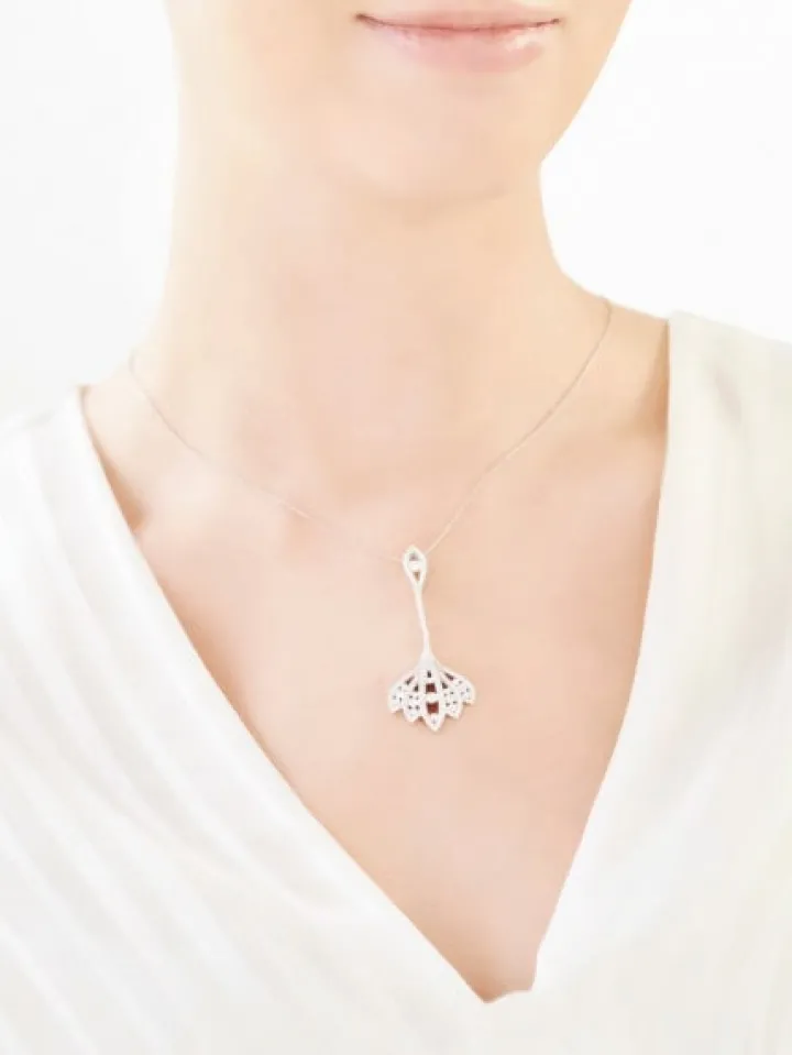 Zawieszka srebrna z cyrkoniami