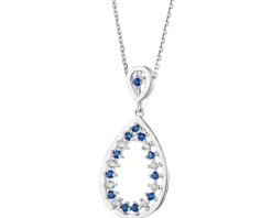 Zawieszka srebrna z cyrkoniami