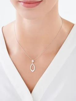 Zawieszka srebrna z cyrkoniami