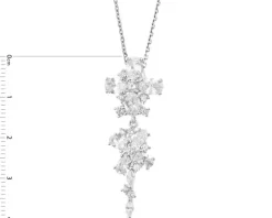 Zawieszka srebrna z cyrkoniami