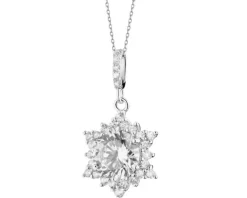 Zawieszka srebrna z cyrkoniami