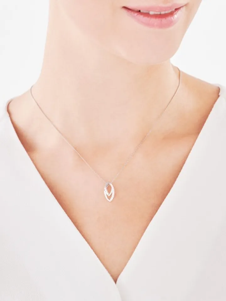 Zawieszka srebrna z cyrkoniami