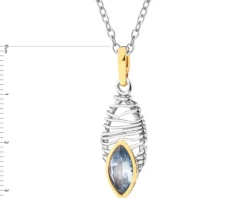 Zawieszka srebrna z cyrkoniami