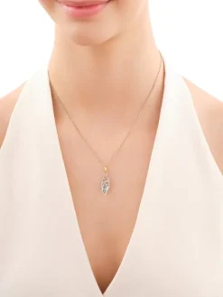 Zawieszka srebrna z cyrkoniami