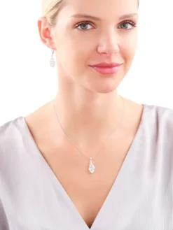 Zawieszka srebrna z cyrkoniami