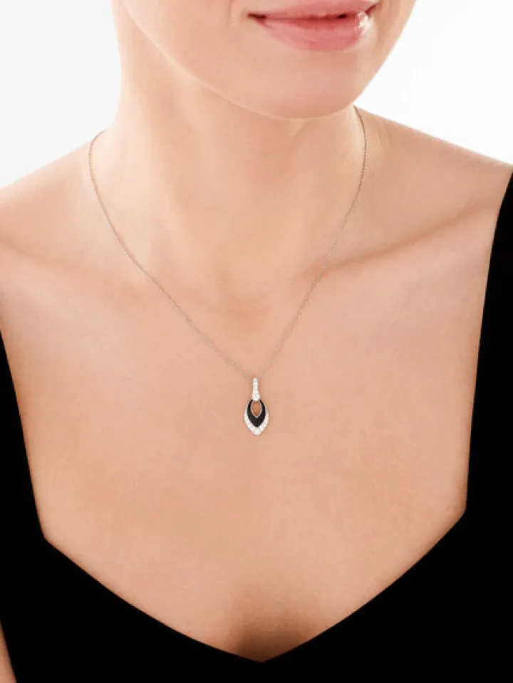 Zawieszka srebrna z cyrkoniami