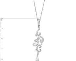 Zawieszka srebrna z cyrkoniami