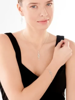 Zawieszka srebrna z cyrkoniami