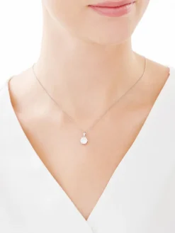 Zawieszka srebrna z cyrkoniami