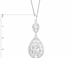 Zawieszka srebrna z cyrkoniami